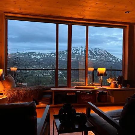 With A Fantastic View To Gaustatoppen Gaustablikk
